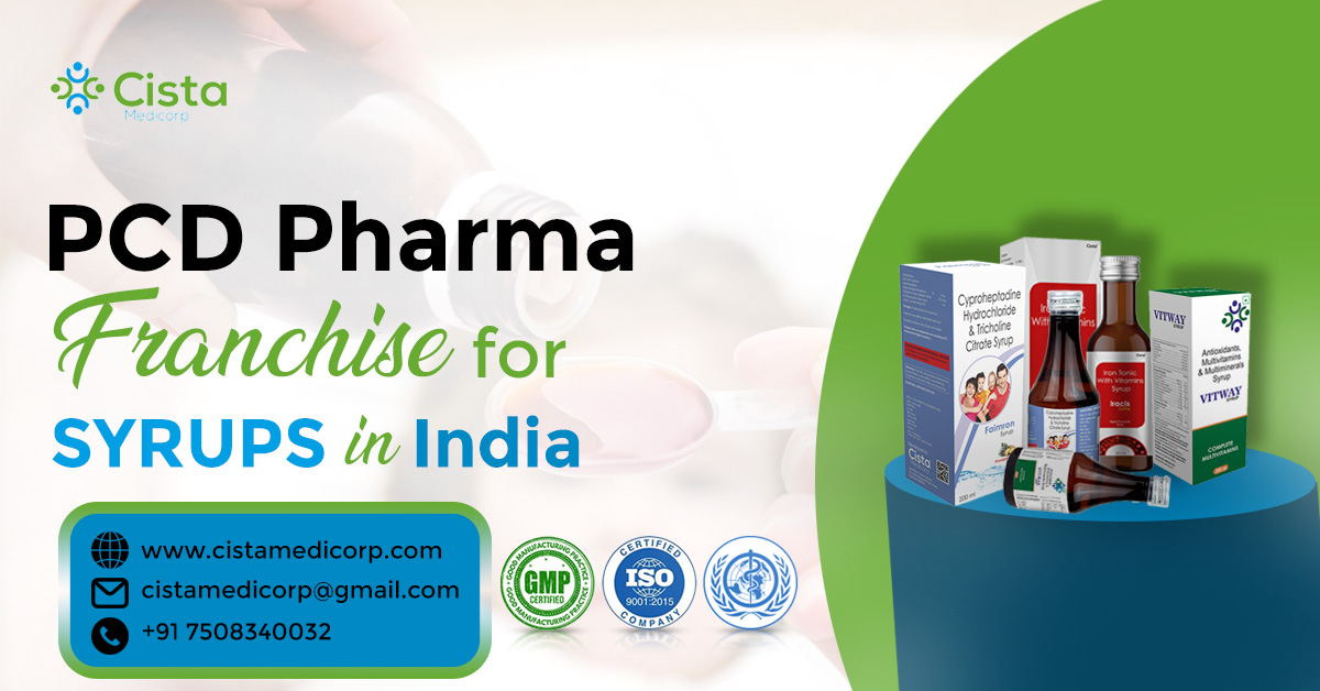 PCD pharma franchise for syrups