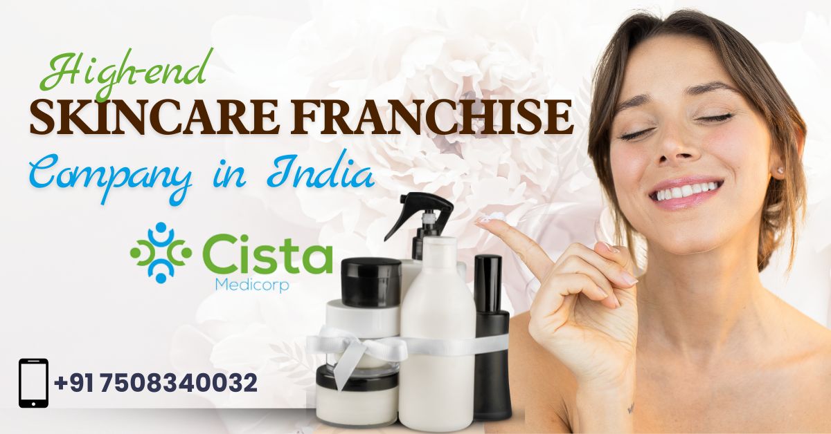 High-end skincare franchise company in India